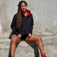 Unisex Pullover Kangaroo Hoodie RED