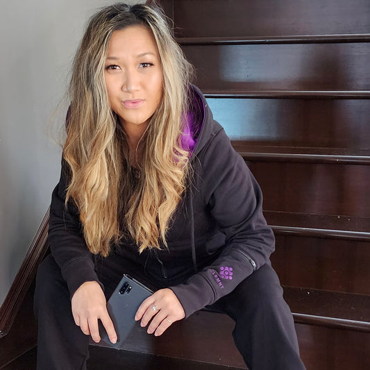 Zip Up Hoodie PURPLE