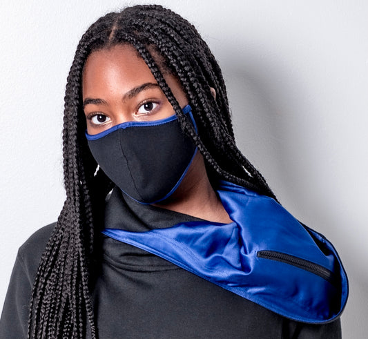 Ladies Fitted Hoodie BLUE